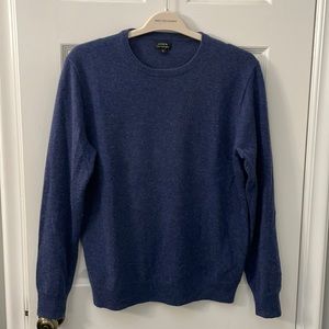 J. Crew blue cashmere sweater - EUC